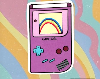 90’s Purple GameBoy Sticker