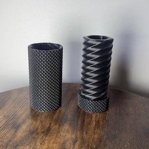 Knurled Twist Container | 3D Printed Fidget Toy and Storage Box | Fun and Functional Desk Organizer