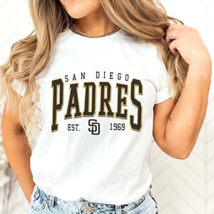 Padres Baseball T-shirt Game Day Shirts Fan Gift Tee Bats Top Faithful  Women's Mama T-shirts Love Shirt Dad Mom Mother's Father's