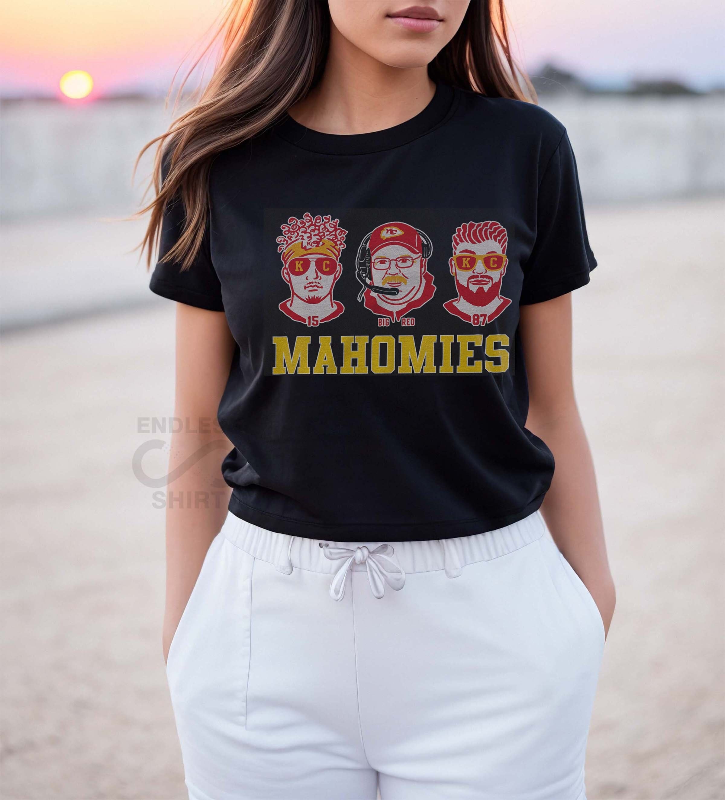  Patrick is Mahomie Kansas City Mens Soft Funny Tee Designed  Locally in KC Fan Adult Football Jersery Number Mahomes Shirt (XL) :  Handmade Products