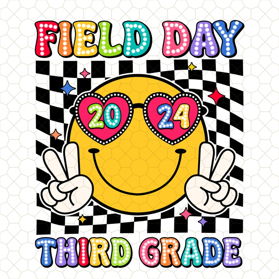 Field Day 2024 Third Grade Png, 3rd Grade Teacher Png, Field Day Squad