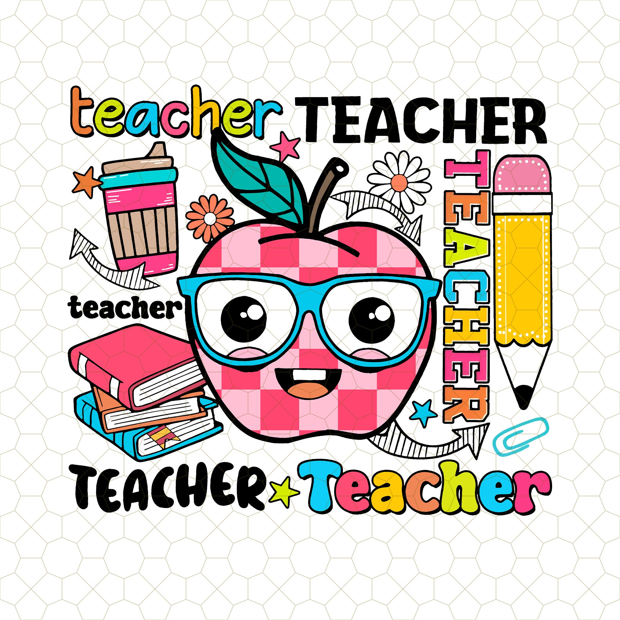 Teacher Life Back to School Png, Team Teacher Png, Funny Teacher Gift ...