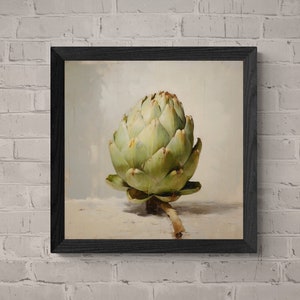 Stampa vegetale, Stampa carciofo, Arte della cucina, Pittura ad olio, Stampa botanica, Arte vegetale, Arte del giardino