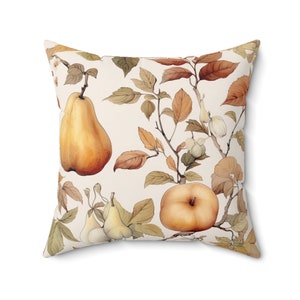 Herbst Kissen, Herbst Dekor, gemütliche Wohnkultur, Floral Dekokissen, Bauernhaus, rustikal, Land, festliche Herbst Dekoration, Vintage-Stil