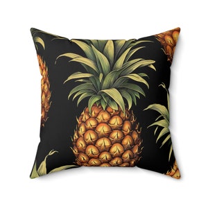 Tropical Throw Pillow, Tropical Decor, Pineapple Throw Pillow, Pineapple Decor, Summer Throw Pillow, Summer Decor