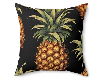 Tropical Throw Pillow, Tropical Decor, Pineapple Throw Pillow, Pineapple Decor, Summer Throw Pillow, Summer Decor