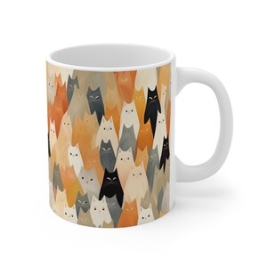Spring Cats Mug, Cute Fall Mug, Cat Decor, Cat Mug, Mothers Day Gift, Birthday Gift, Housewarming Gift, Cat Lover, Coffee Lover, Tea Lover