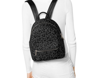 Black Leopard Large Boston Bag Y2K 00s Pretty bags, Bling purses