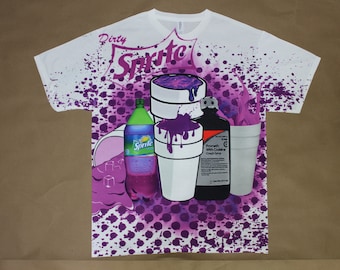 Dirty Sprite T Shirt Actavis Codeine T Shirt Promethazine T Shirt Double Cup T Shirt Lean T Shirt Purple Drank T Shirt Sizzurp T shirt