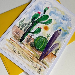 CACTUS PLANTAS Tarjetas Decorativas