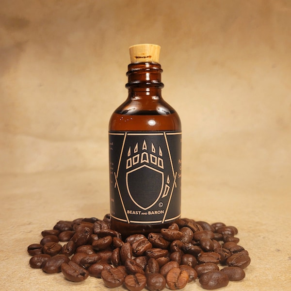 BEAST and BARON - Baron's Premium Beard Oil - Smithy's Coffee - All Natural Coffee Beard Oil - Made in the USA