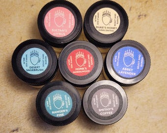 Baron's Premium Beard Balm Sample Pack - (7*0.5 oz) - All Natural - Made in the USA