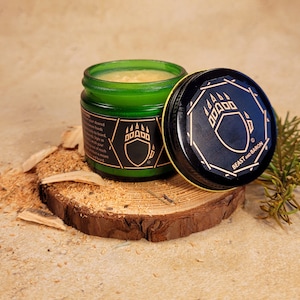 Ranger&#39;s Pine Premium baardbalsem - BEAST and BARON Premium baardbalsem - Volledig natuurlijke dennenbaardbalsem - Gemaakt in de VS