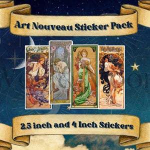 Art Nouveau Sticker Pack