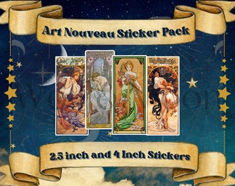 Art Nouveau Sticker Pack