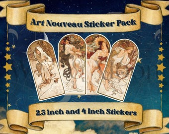 Art Nouveau Stickers