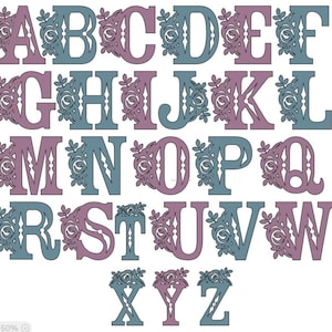 24_Lettering/Decorative/Customize/Die Cut/Cardstock/Banner/Poster/Bulletin Board/Fancy/Artistic/Delicate/Card Making/DIY Project/Craft