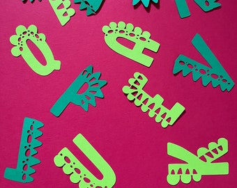 20_lettering/monster/cute/customize/die Cut/cardstock/banner/poster ...