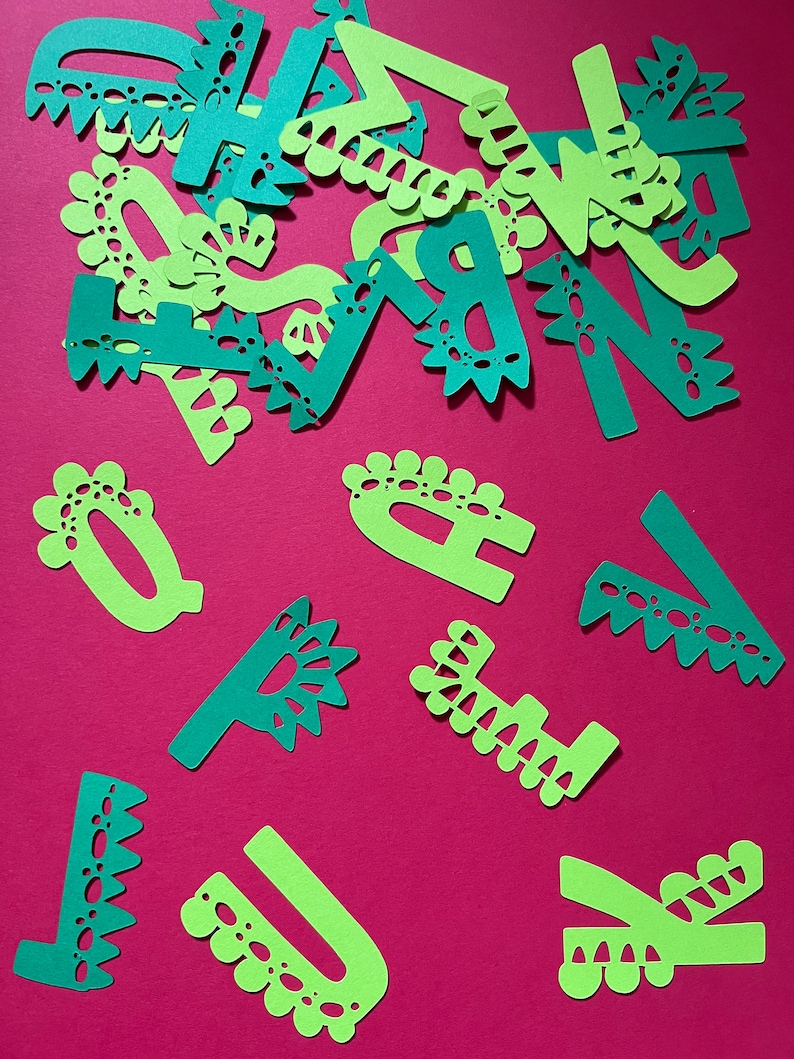 Custom Cardstock Letters & Numbers: DIY Party Banner, Scrapbook