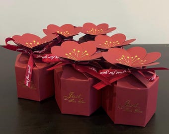 Handmade Floral Gift Box Set: Special Occasion Keepsake (Set of 2)