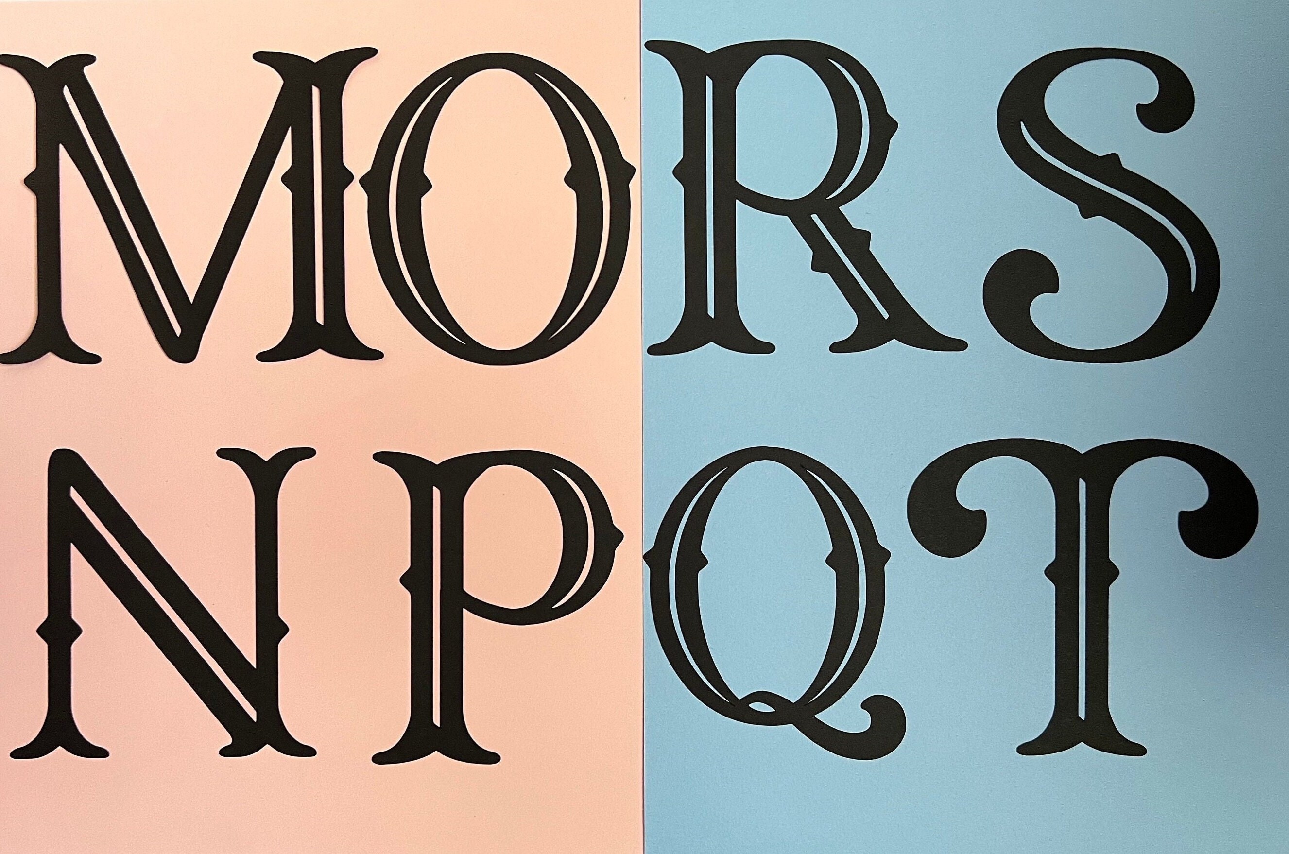 Custom Cardstock Letter Cutouts: Fancy DIY Banner Letters - Etsy