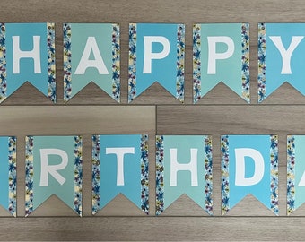 Handmade Happy Birthday Banner: Party Decoration