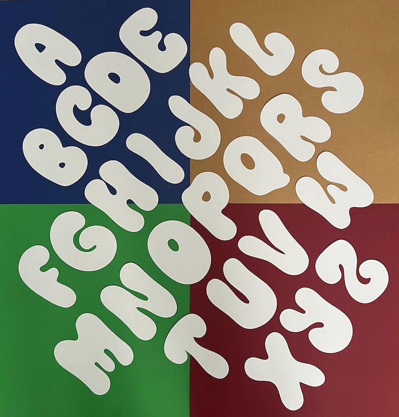 38_lettering / Numbers /fancy/ Customize / Die Cut / Cardstock / Banner ...