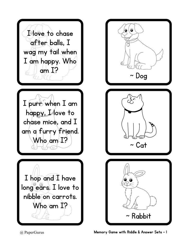 Digital Literacy Riddles D31_riddle Quest: Animal Kingdom | Brain-teasing Fun | Educational ...