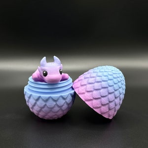 Baby Dragon Egg Gift Stim Articulated Fidget 3D Printed Desk Toy High Quality Baby Dragon Egg