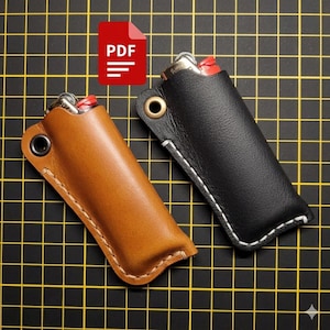 Leather LİGHTER Case PDF Pattern