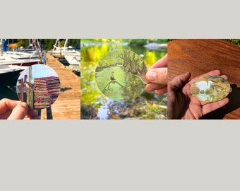 Conjunto de pegatinas de aves acuáticas / Paquete de 3 vinilos mate impermeables de pegatinas circulares y ovaladas (~2×2″) / Pegatina de arte / Pegatina de pájaro