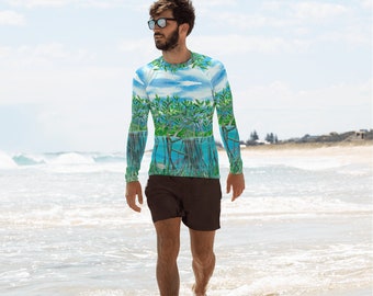 Mangrove Under the Sea Rashguard - Masc Fit / Hecho a pedido / Art Apparel