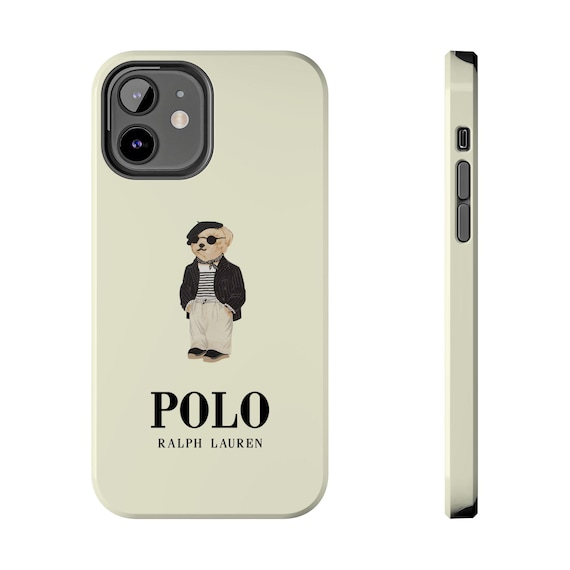 Ralph Lauren Polo Bear Inspired Phone Case, Durable Cover, Classy