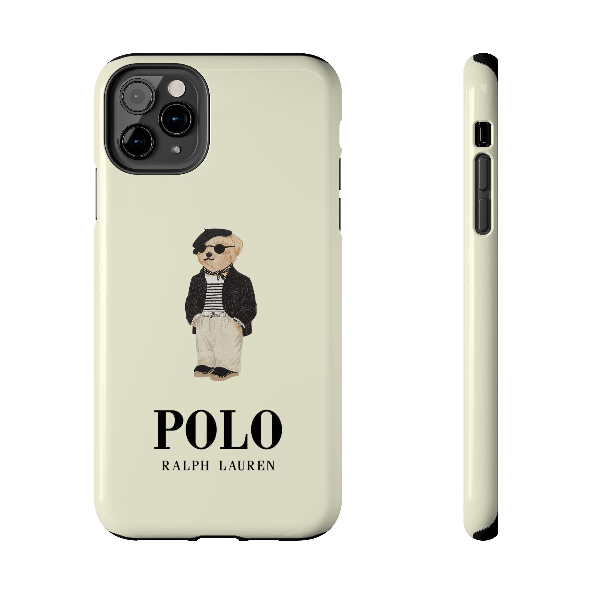 ラルフローレン ベアデザイン スマホケース、耐久性のあるカバー、上品