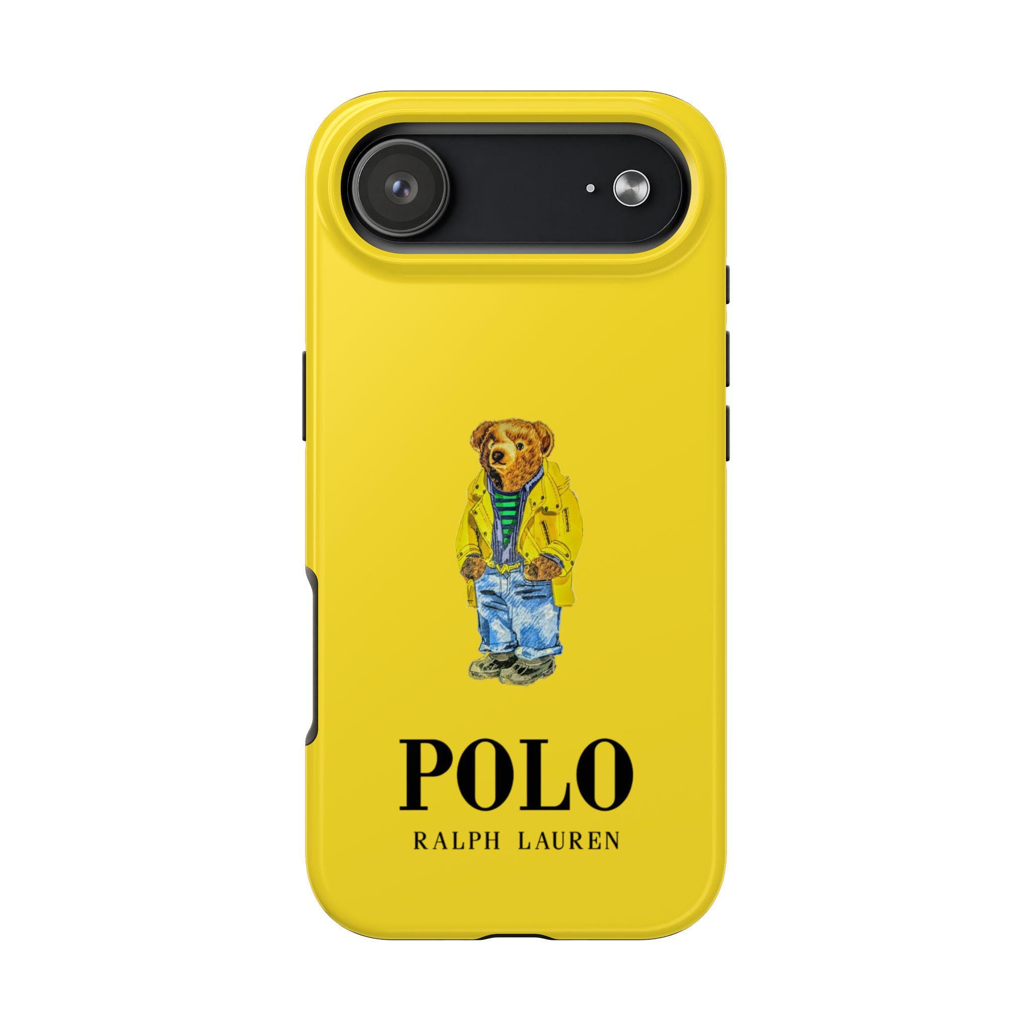 ラルフローレンのポロベアをモチーフにした携帯ケース、iPhone