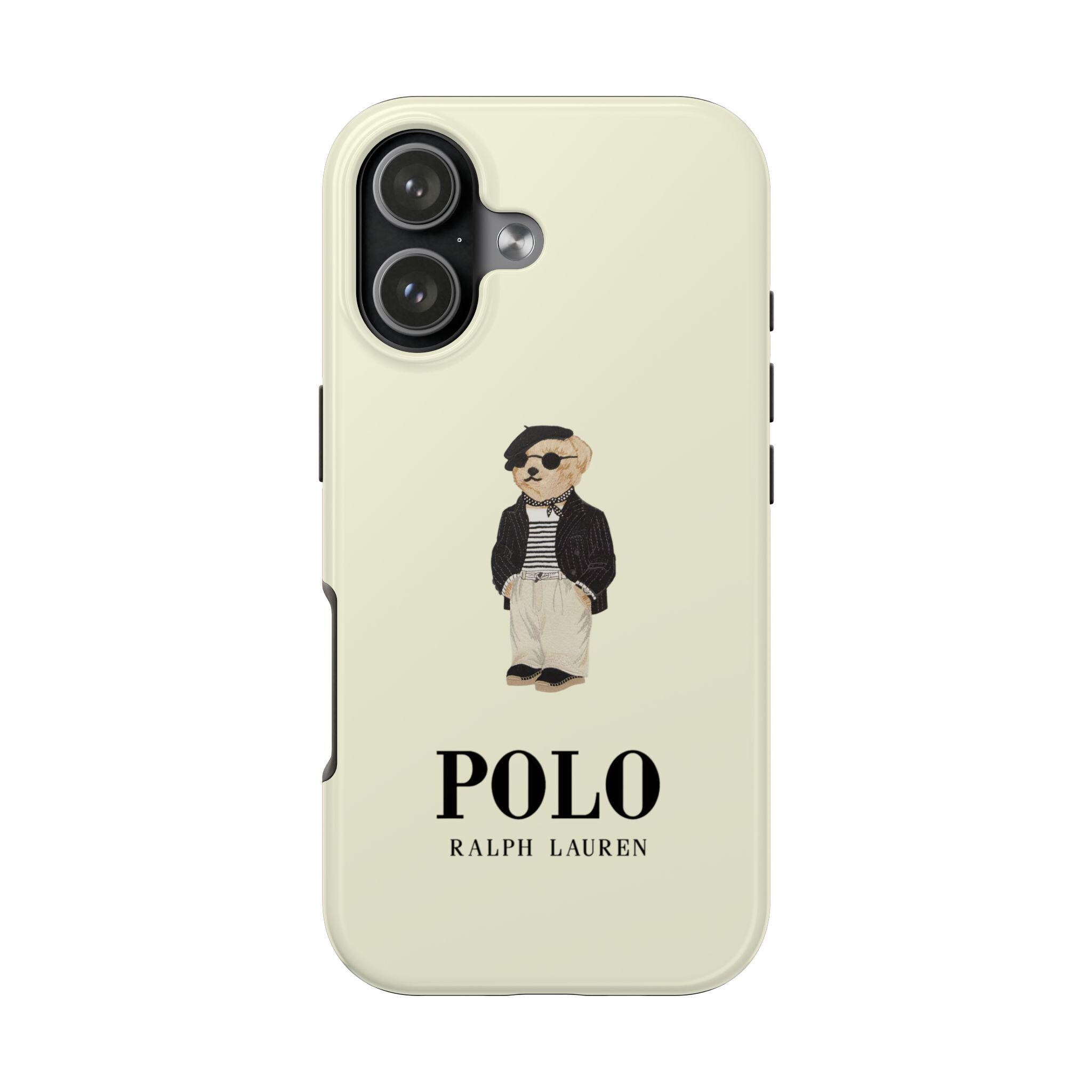 Ralph Lauren Bear Design Phone Case, Durable Cover, Classy