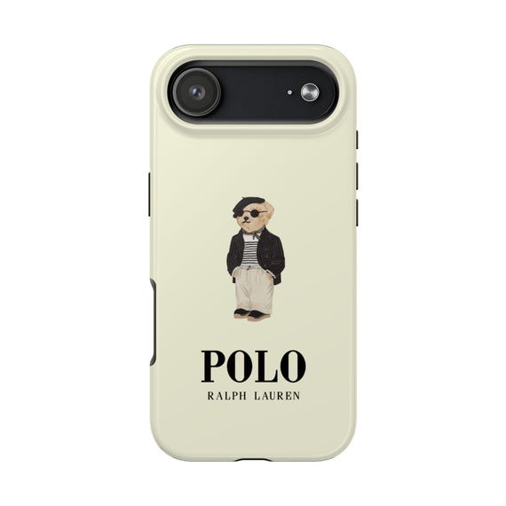 Ralph Lauren Bear Design Phone Case, Durable Cover, Classy