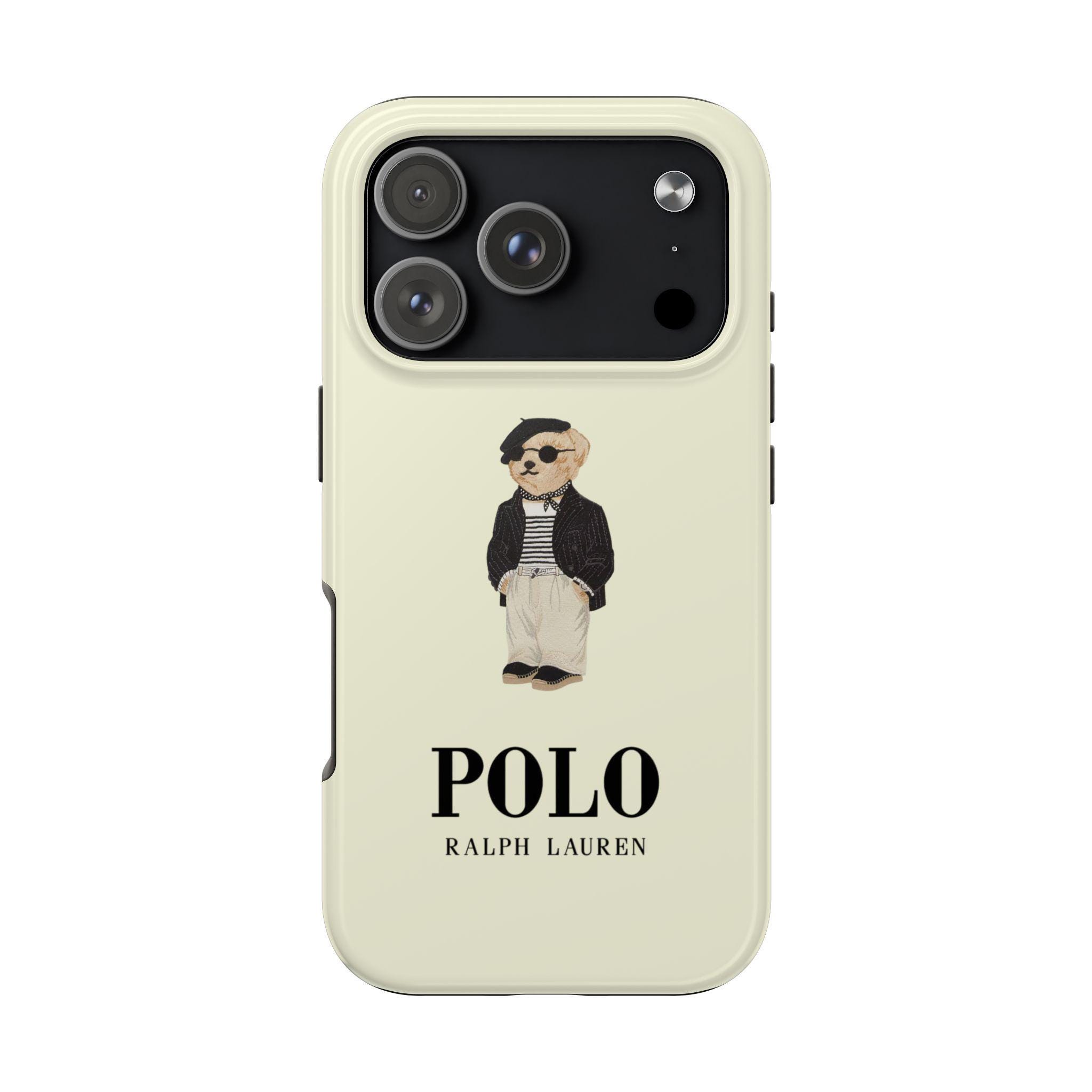 Ralph Lauren Bear Design Phone Case, Durable Cover, Classy