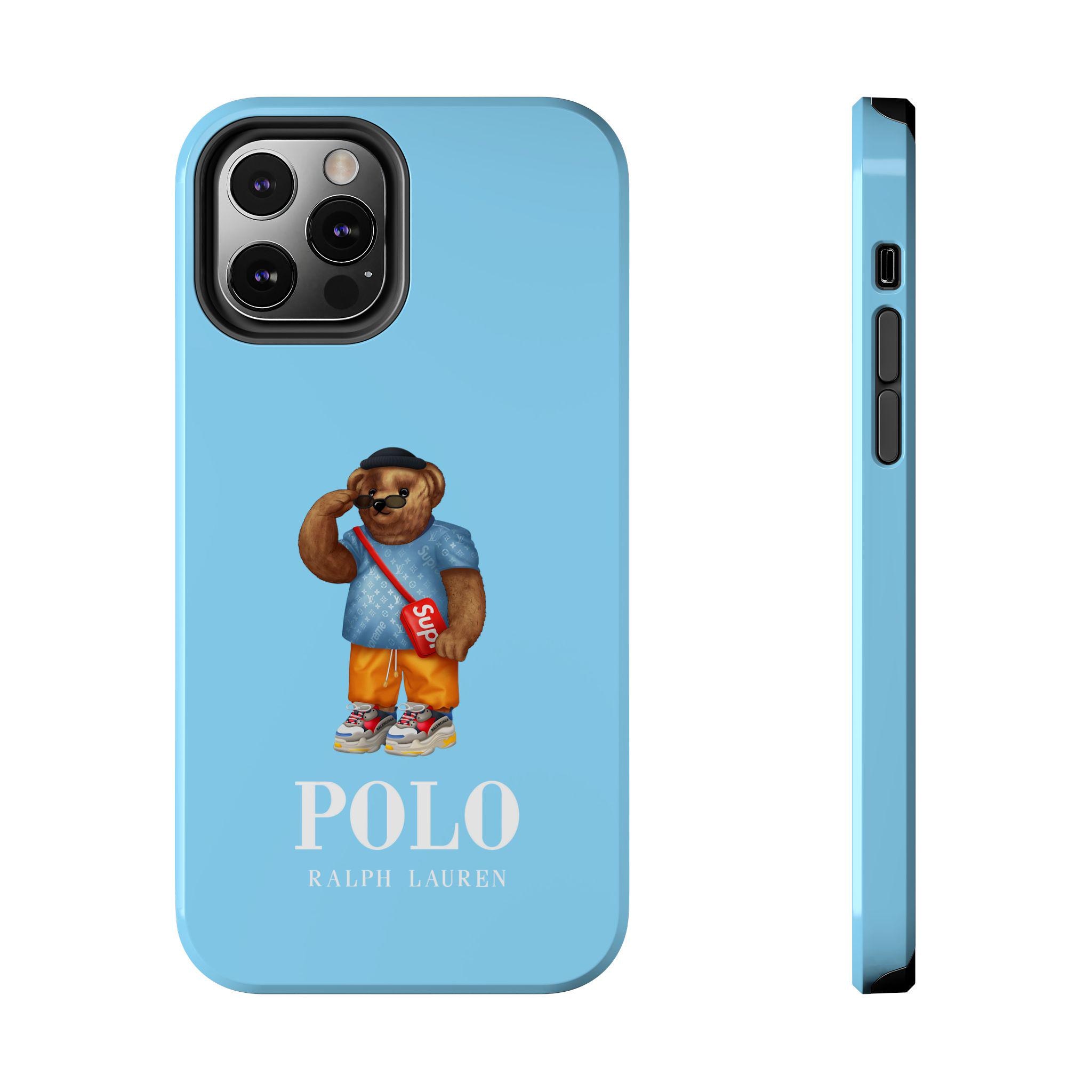 Ralph Lauren Polo Bear Inspired Phone Case, Summer Collection