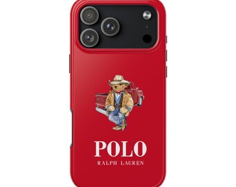 Ralph Lauren Bear Phone Case, Polo Classic Country Inspired