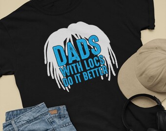 Väter mit Loks Shirt, schwarzes Geschenk zum Vatertag