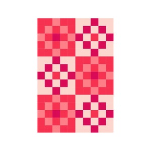 Super Beginner Quilt Pattern / I Can Buy Myself Flowers Quilt PDF Pattern