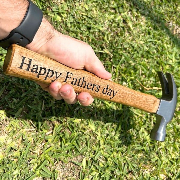 Personalized Hammer, Engraved Hammer, Custom Hammer, Gifts for Men, Husband Anniversary, Boyfriend Father's Day, Groomsman Hammer, custom