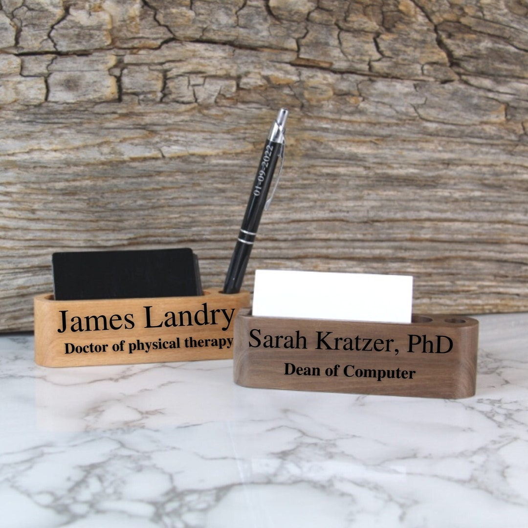 Personalized Business Card Holders, Business Card Holder, Office