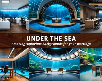 Fundos virtuais para aquários: paisagens naturais, fundo do mar (download digital)