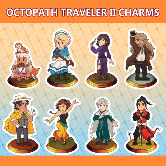 Octopath Traveler 2 Acrylic Keychains - Etsy