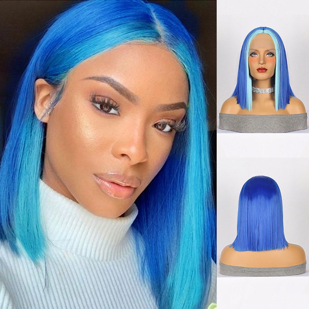 Part With High Temperature Synthetic Fiber Wig Short Straight Etsy part-with-high-temperature-synthetic-fiber-wig-short-straight-etsy
