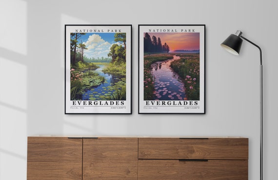 Everglades National Park Wall Art Digital Download Custom Prints Everglades Print Everglades Poster Everglades canvas home decor Souvenir