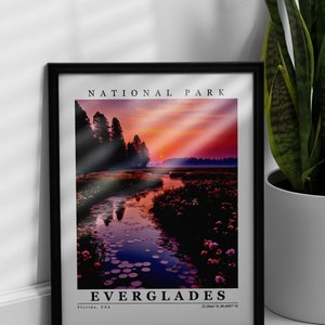 Everglades National Park Wall Art Digital Download Custom Prints Everglades Print Everglades Poster Everglades canvas home decor Souvenir image 5