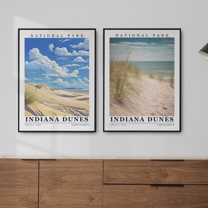 Indiana Dunes National Park Wall Art Digital Download Custom Prints Indiana Dunes Print Indiana Dunes Poster Canvas Frame home deco Souvenir